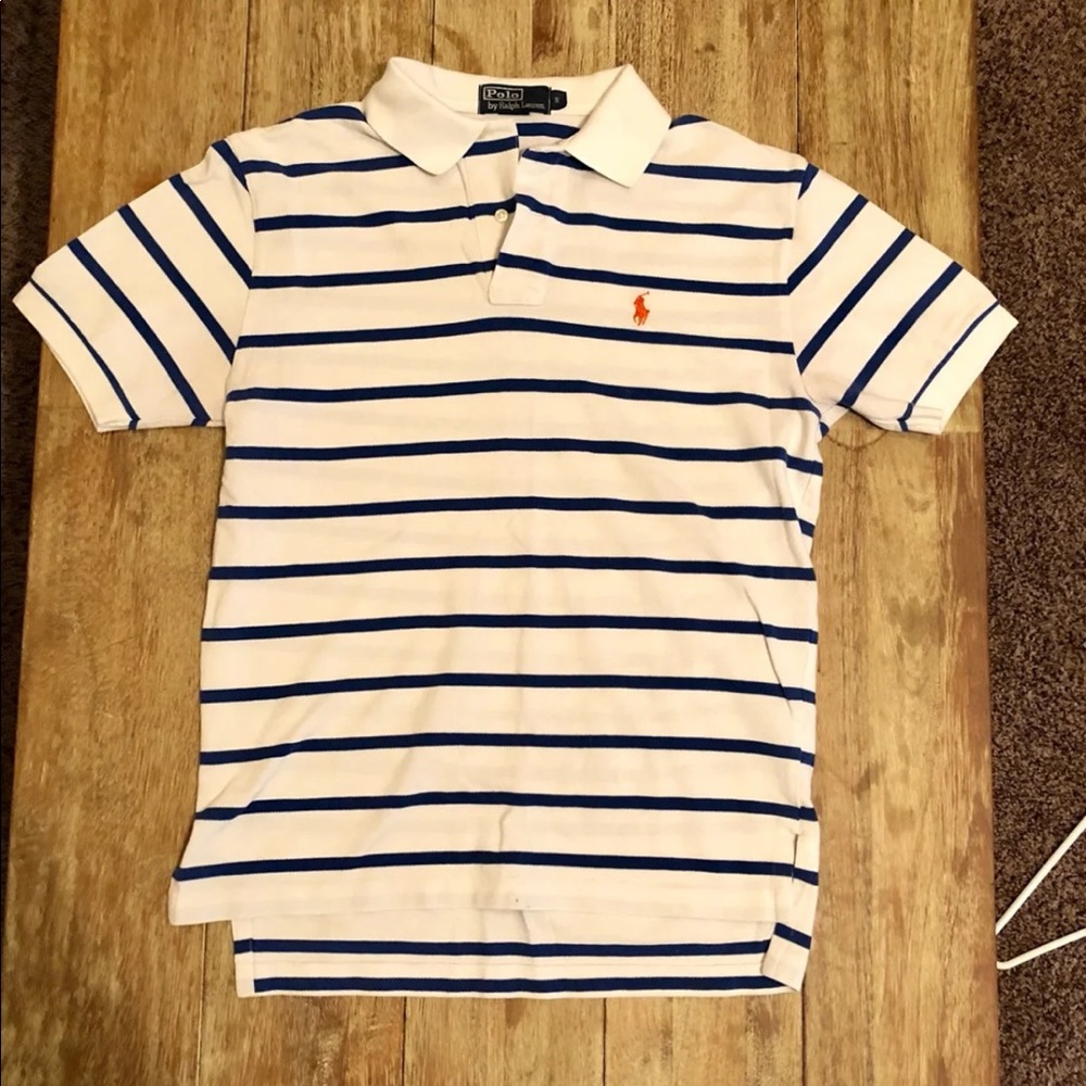 Polo by Ralph Lauren w/ Blue Stripes